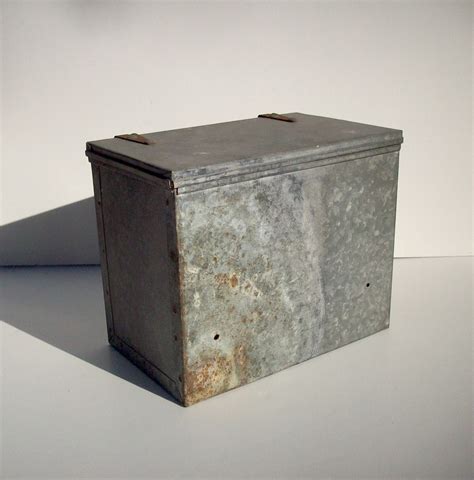 Vintage Galvanized Box 